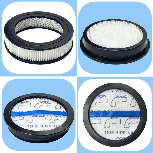 Alt view image 4 of 6 - Vacuum Filters Compatible with Eureka Vacuum Cleaners NEC285GR, NEC280TL, 3 Pack Flet Filters and 1 Pack HEPA Filter