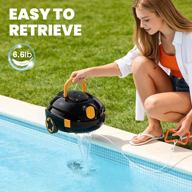 Alt view image 7 of 7 - Y20 Robotic Pool Cleaner, Cordless Pool Vacuum for Above & Inground Pools