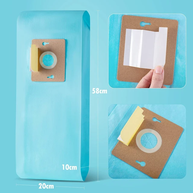 Alt view image 2 of 6 - Gudotra 15 Pack Type F Vacuum Bags Replacement for Riccar Supralite Upright Vac R10E RSL1 RSL2 RSL3 RSL4 RSL5 F3600 F3500 F3400 F3300 SF1 Replace Part RFH6 RSL-6 SFH6