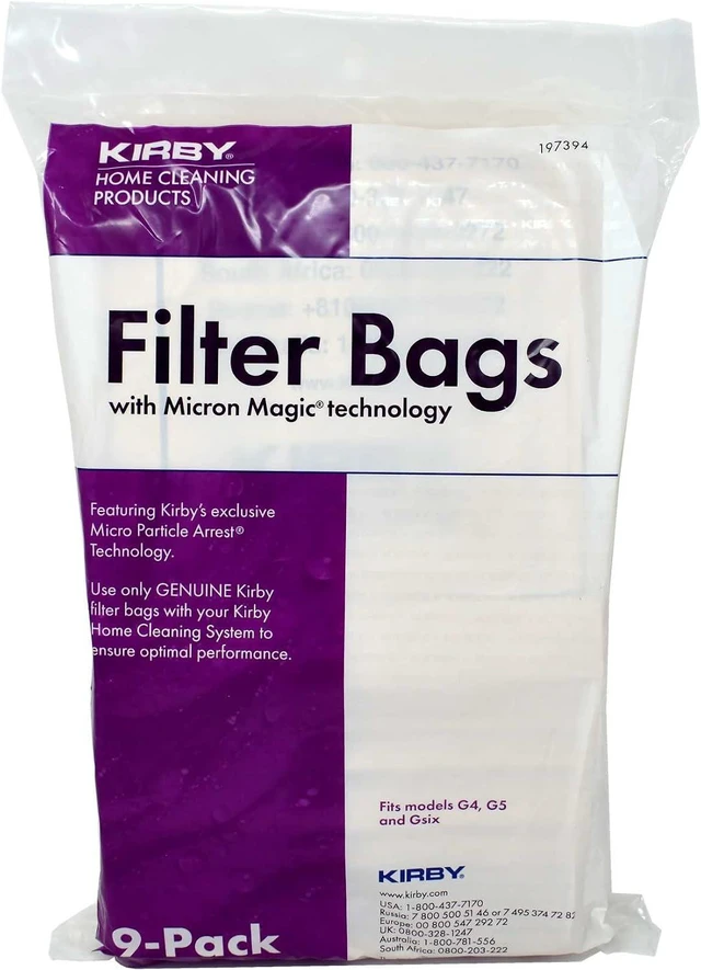 Main image of Kirby vac bags (9 count) for Models G4, G5 and Gsix