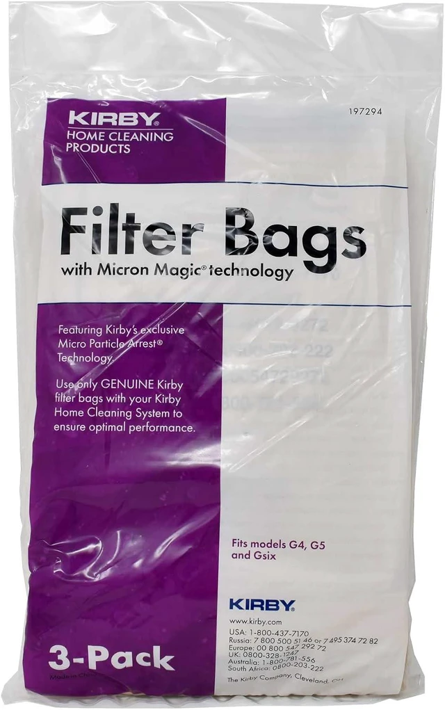 Alt view image 3 of 6 - Kirby vac bags (9 count) for Models G4, G5 and Gsix