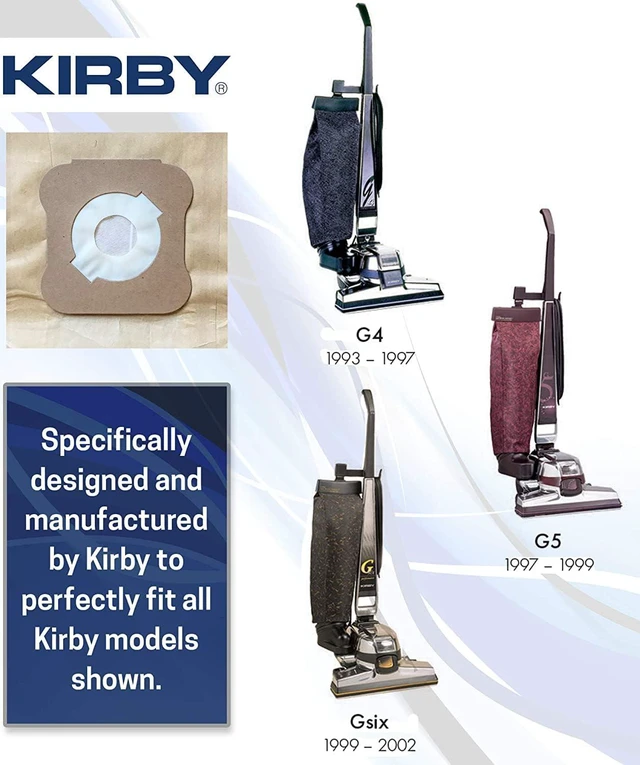 Alt view image 6 of 6 - Kirby vac bags (9 count) for Models G4, G5 and Gsix