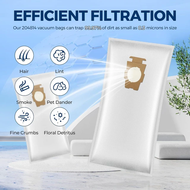 Alt view image 5 of 7 - 204814 Vacuum Bags Replacement for Kirby F-Style & Twist-Style