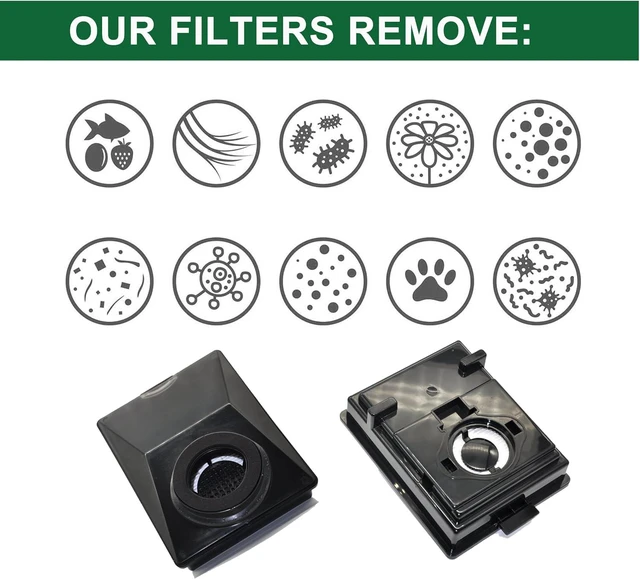 Alt view image 6 of 7 - EZ SPARES HEPA Filters Compitable with Rainbow E2 HEPA Style Fits E2-Series,for Part R12179 & R12647B Attachment,Washable and Reusable(2pcs)