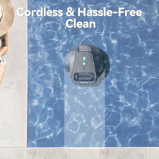 Alt view image 5 of 7 - X1 Robotic Pool Vacuum, Cordless Pool Cleaner