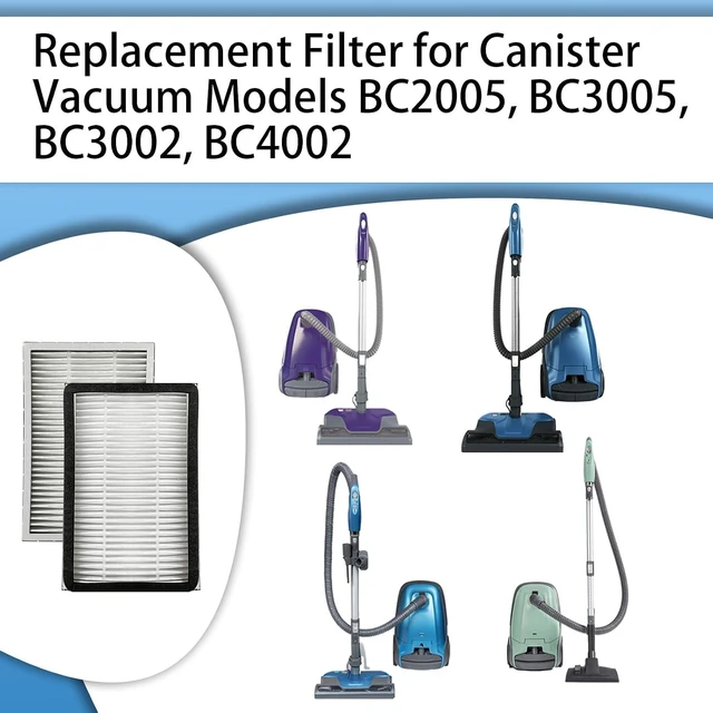 Alt view image 2 of 6 - 5 Pack K3040 HEPA Replacement Filter Replacement for Kenmore Canister Vacuum Cleaners 81214, 81414, BC2005, BC3005, BC3002, BC4002