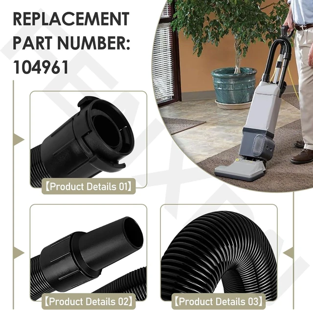 Alt view image 3 of 7 - 104961 Vacuum Cleaner Hose Assembly for ProTeam Commercial Upright Vacuum