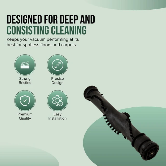 Alt view image 2 of 5 - Replacmenet Brush Roll for Bissell CleanView Compact Upright Vacuum Cleaners for Series 2112 3508 2690 1520 4362 OEM # 1606837