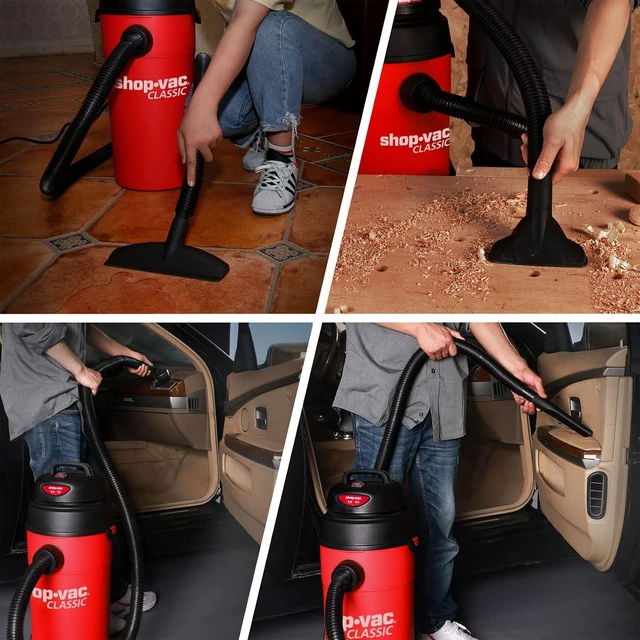 Alt view image 6 of 7 - Shop-Vac 5 Gal 5.5 HP Wet/Dry Vacuum, Wall Mount, 9522236