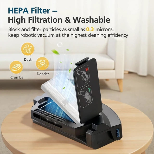 Alt view image 5 of 7 - C10 Accessories for eufy C10 Robot Vacuum