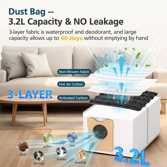 Alt view image 6 of 7 - C10 Accessories for eufy C10 Robot Vacuum