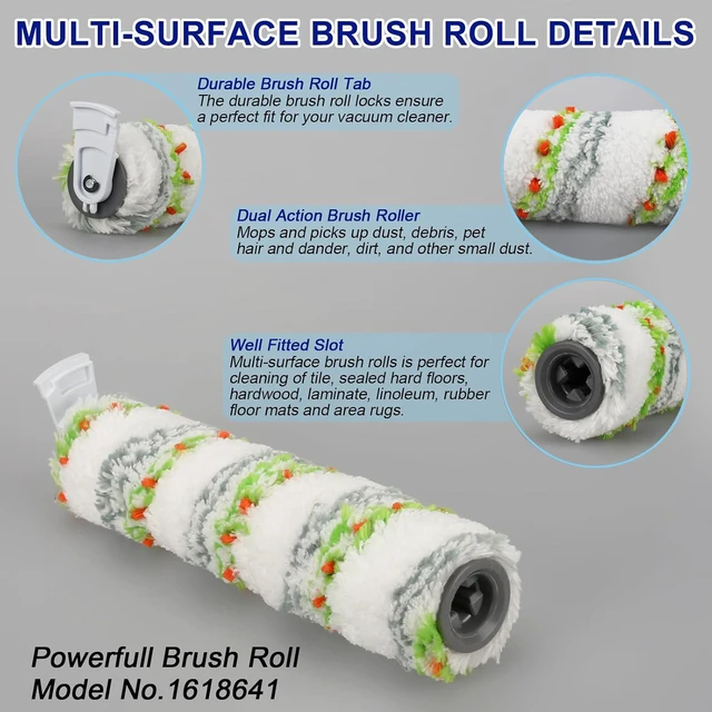 Alt view image 4 of 7 - Lemige Brush Replacement Parts for Bissell CrossWave Hydrosteam Max Vacuum