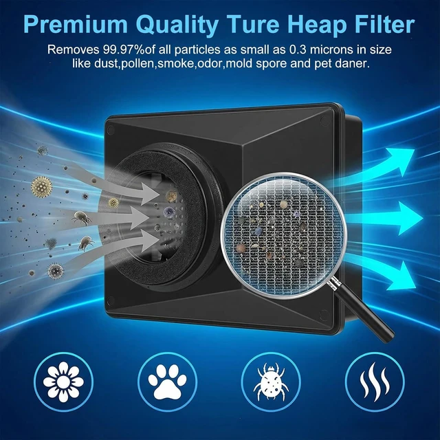 Alt view image 2 of 7 - EZ SPARES Rainbow E2 HEPA Filter, R12179 R12647B, Washable, 2 Pack