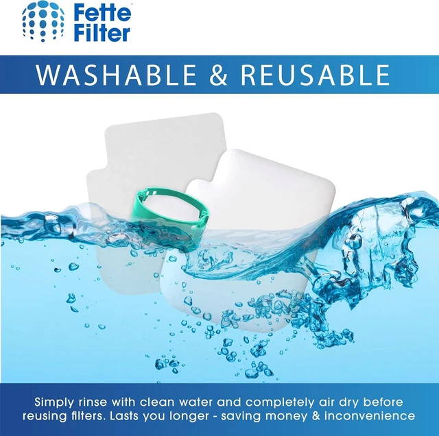 Alt view image 7 of 7 - Fette Filter - AZ3000 Vacuum Replacement Filters and Odor Kit Compatible with Shark Stratos Upright Vacuum Models AZ3000, AZ3000W, AZ3002, AZ3002C 2 Hepa + 4 Foam + 4 Odor Cartridges.