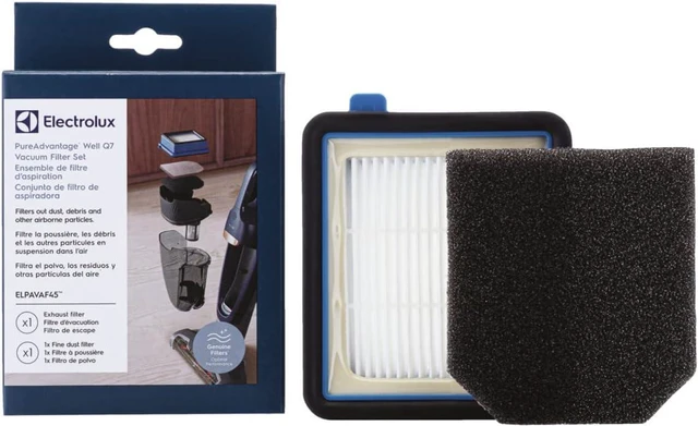 Main image of Electrolux ELPAVAF45 Electrolux PureAdvantage® WellQ7 Vacuum Filter Replacement Set - Comes with Exhaust Filter and Fine Dust Filter