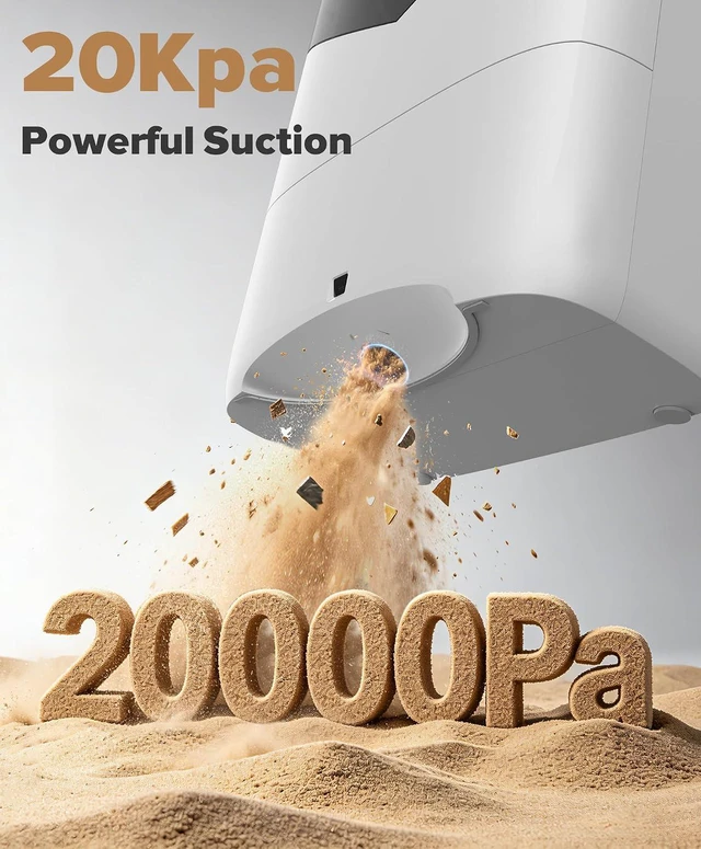 Alt view image 3 of 7 - Touchless Vacuum Automatic Dustpan, Bagless, 20Kpa Suction & Auto Sensors