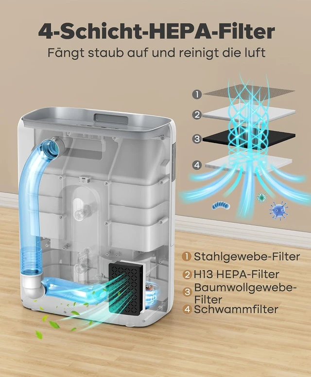 Alt view image 6 of 7 - Touchless Vacuum Automatic Dustpan, Bagless, 20Kpa Suction & Auto Sensors