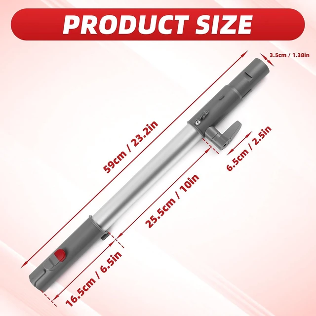 Alt view image 2 of 6 - Vacuum Extension Wand Replacement Parts Compatible With Shark Navigator Lift-Away NV360,NV350, NV351, NV352, NV355, NV356e, NV357, NV358,NV390, NV391, NV392,UV440 Vacuum Cleaner Attachment