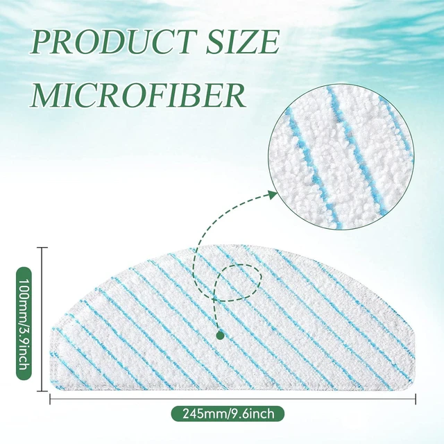 Alt view image 2 of 7 - Chengu 100 Packs Vacuums Floor Cleaning Machines Disposable Mop Pads Replacement Mopping Cloths Pads Compatible with T9 /T9+ /T8+ /T8 Aivi /N8 Pro /N8 Pro+ Robot Vacuum Cleaner
