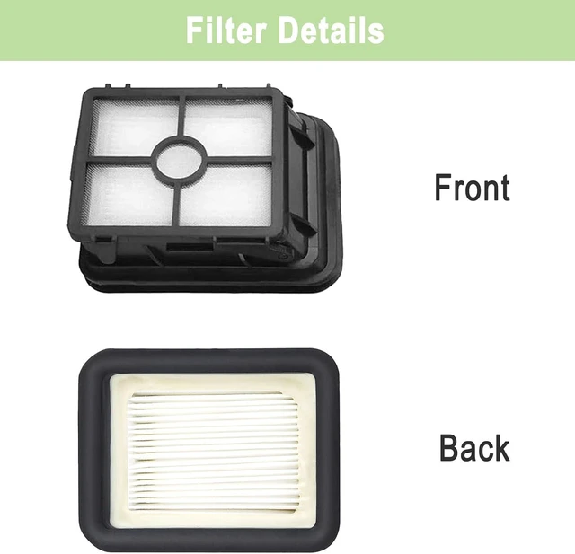 Alt view image 4 of 6 - 8 Pack Replacement Parts Compatible with Bissell CrossWave 1785 2306 3888A Vacuum Cleaner 4 Pack Multi-Surface Brush Roll 1868 4 Pack Vacuum Filter 1866 Compare to Part 1608683 160-8683 1608684