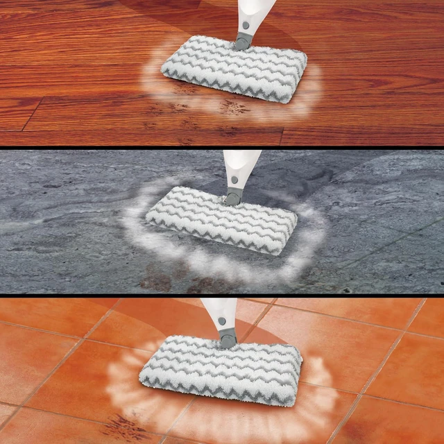 Alt view image 4 of 7 - Shark Advanced Microfiber Washable & Reusable Cleaning Pads, Compatible with S3501 & S3601, Lifts & Locks in Dirt, Made for Laminate, Stone, Ceramic & Wood Surfaces, 2 Mop Pads Per Pack, XT3601
