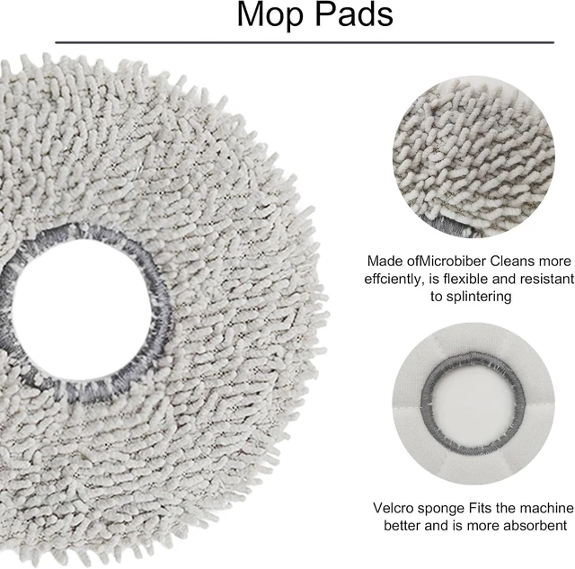 Alt view image 4 of 6 - 25-Pc Eureka J15 PRO Ultra (ONLY) Complete Care Kit - Replacement Parts for Eureka J15 PRO Ultra Robot Vacuum & Mop | Main/Side Brushes, Mop Pads, HEPA Filters