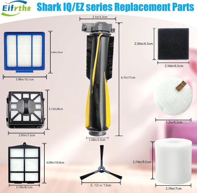 Alt view image 6 of 7 - 26 pack Replacement Part Accessories for Shark IQ RV101AE Shark AV911S EZ RV1000 RV1001 AV970 AV993 RV912S RV913S AV1002AE Robot Vacuum Cleaner,shark rv1001ae replacement parts