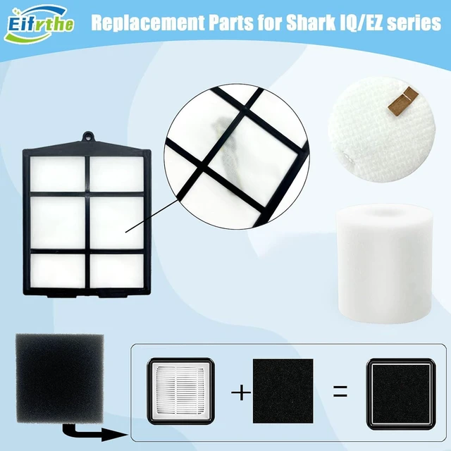 Alt view image 7 of 7 - 26 pack Replacement Part Accessories for Shark IQ RV101AE Shark AV911S EZ RV1000 RV1001 AV970 AV993 RV912S RV913S AV1002AE Robot Vacuum Cleaner,shark rv1001ae replacement parts