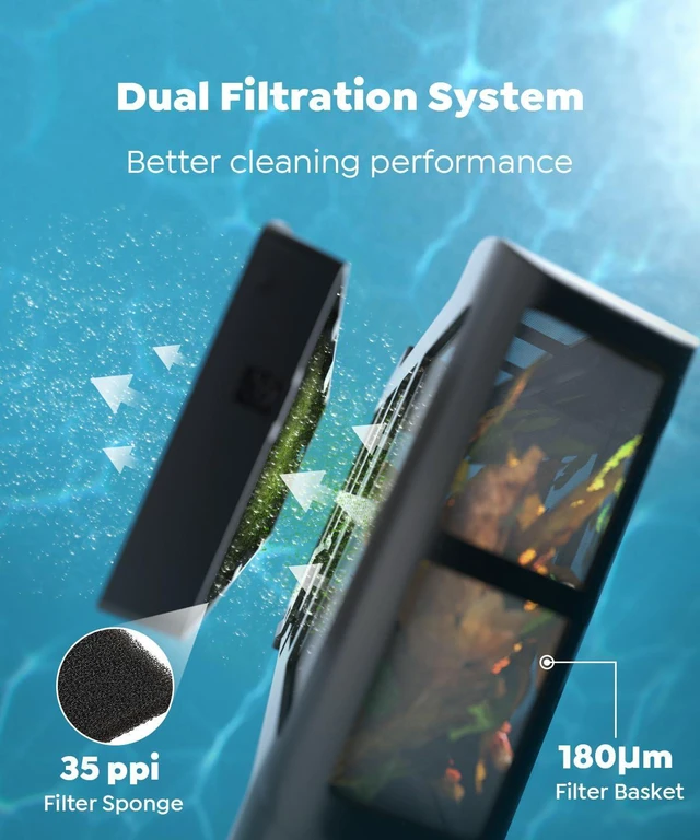 Alt view image 6 of 7 - C1 Robotic Pool Vacuum for inground Pool with 180Mins Runtime, Gray