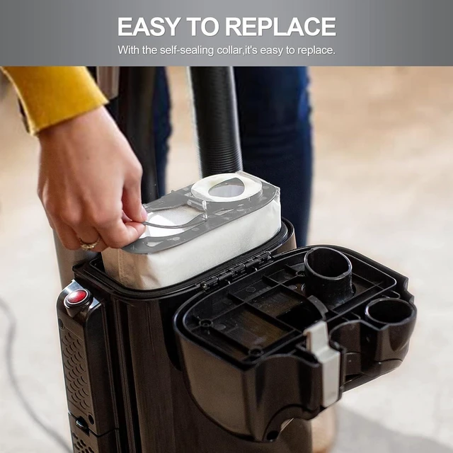 Alt view image 5 of 7 - R25 Vacuum Bags Compatible with Riccar R25 Series R25S, R25D, R25P Upright Vacuums Cleaner - HEPA Replacement Bag - Part R25HC-6 (12 Pack)