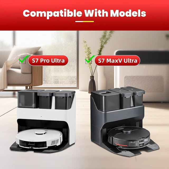 Alt view image 2 of 7 - 24 Pack Replacement Parts for Roborock S7 MaxV Ultra/S7 Pro Ultra Vacuum
