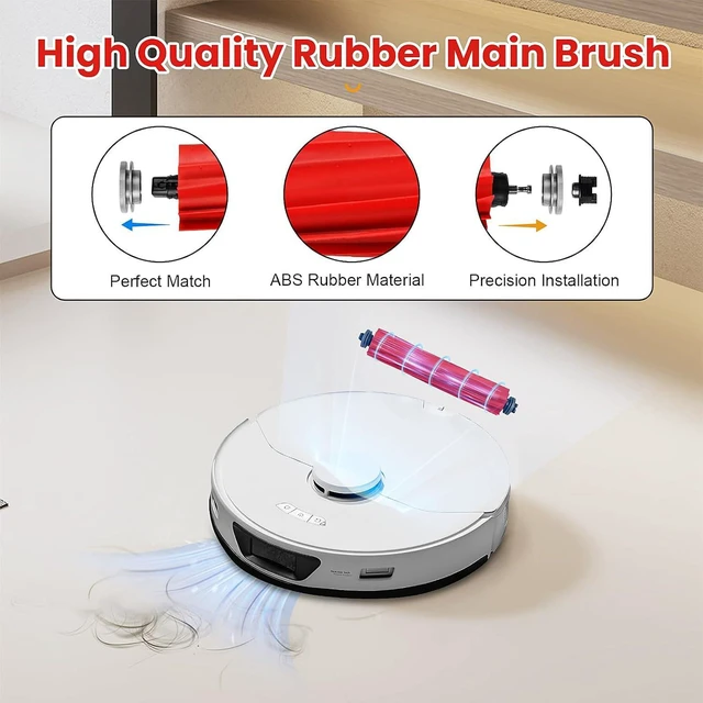 Alt view image 3 of 7 - 24 Pack Replacement Parts for Roborock S7 MaxV Ultra/S7 Pro Ultra Vacuum