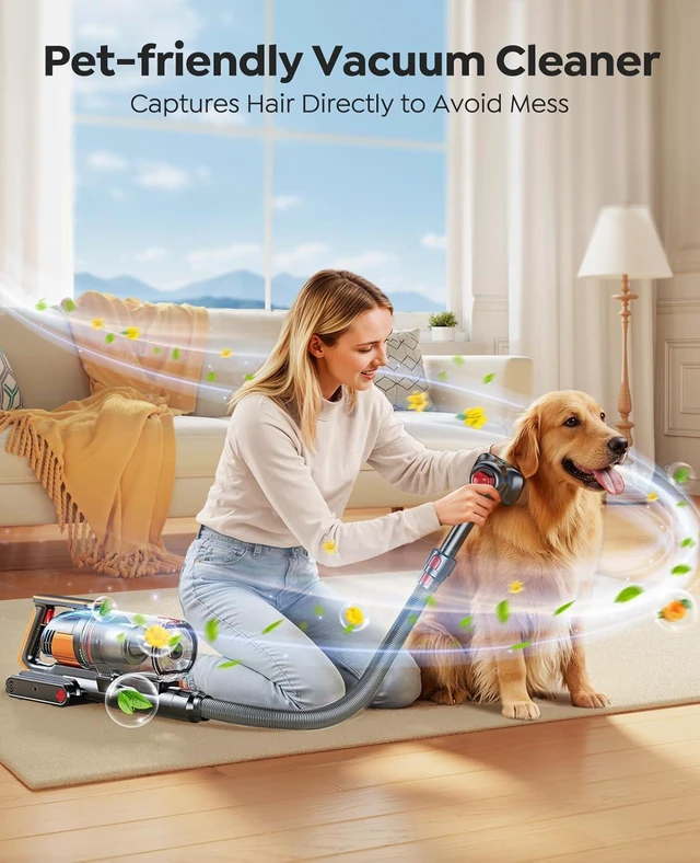 Alt view image 4 of 7 - Cordless Vacuum Cleaner 55KPa 650W 70Mins Stick Vacuum Cleaners for Home