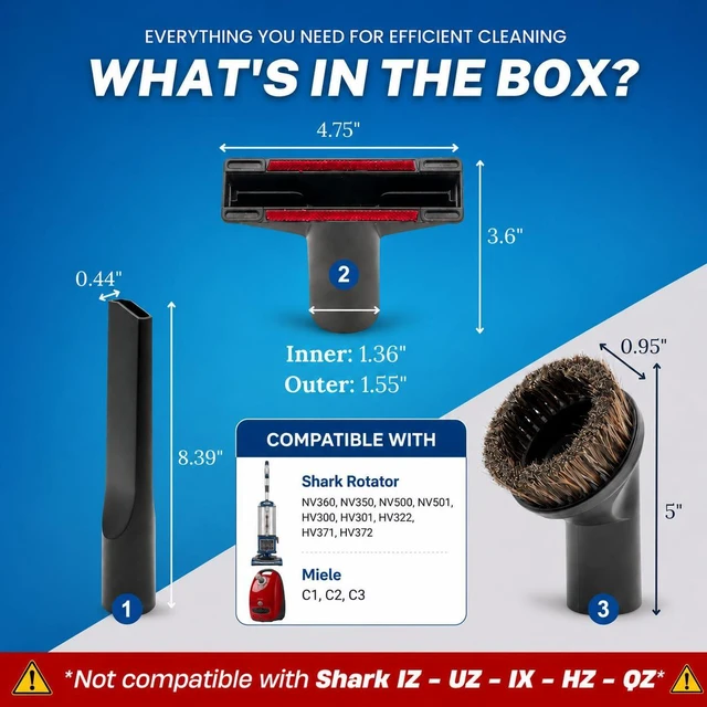Alt view image 2 of 7 - Vacuum Cleaner Accessories & Attachments for Miele C1 C2 C3