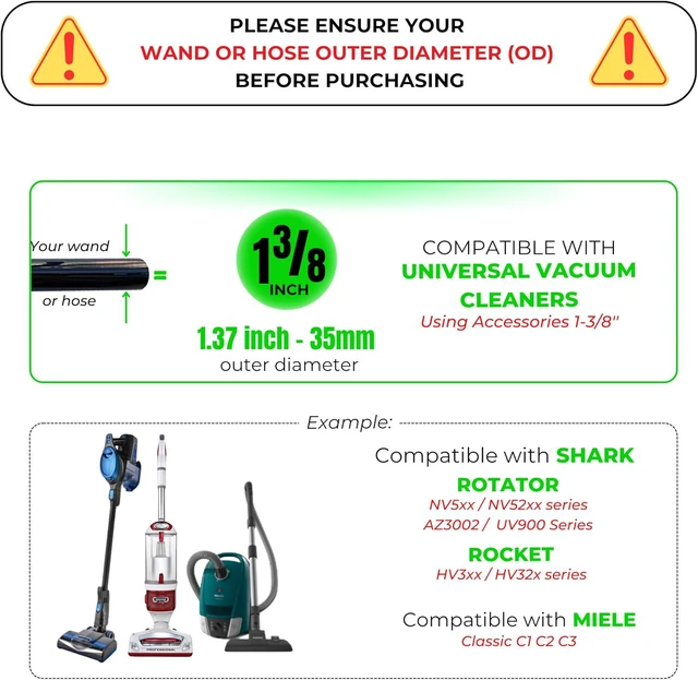 Alt view image 7 of 7 - Vacuum Cleaner Accessories & Attachments for Miele C1 C2 C3