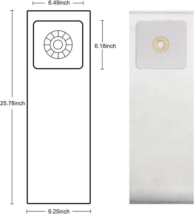 Alt view image 7 of 7 - 391 Central Vacuum Bags for Nutone Vacuum Cleaner, Replacement Nutone Vacuum Bags for CV350, CV352, CV353, CV450, CV653-6 Pack