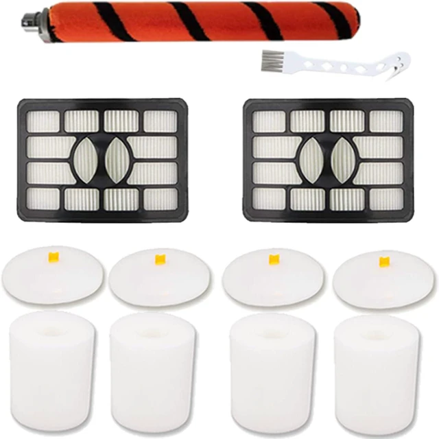 Main image of Hepa & Foam Filter Brushroll Replacement Kit for Shark Rotator Pro Lift-away Vacuum Cleaner ZU780 ZU782 ZU782NP ZU785, Replaces Part # Xff500 Xhf500