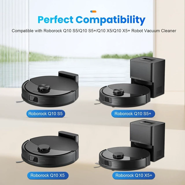 Alt view image 2 of 7 - 17 Pack Replacement Kit for Roborock Q10 S5/Q10 S5+/Q10 X5/Q10 X5+ Vacuum