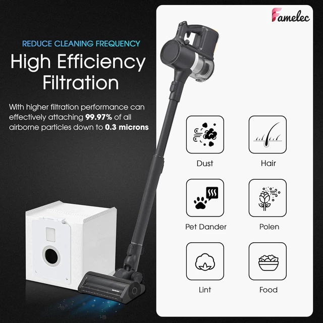 Alt view image 2 of 7 - 10 Pack for LG Vacuum Bags, Compatible with LG CordZero All in One Tower Vacuum A939KBGS A938KBGS A937KGMS, High-Efficiency Replacement Vacuum Cleaner Bags