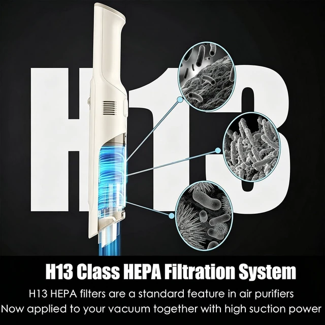 Alt view image 2 of 7 - Handheld Vacuum Cordless, Lightweight 1.4lb with Powerful Suction, Charging Dock, Single Touch Empty and Detachable Dust Cup, Portable Mini Car Vac for Home Office and Pet Hair