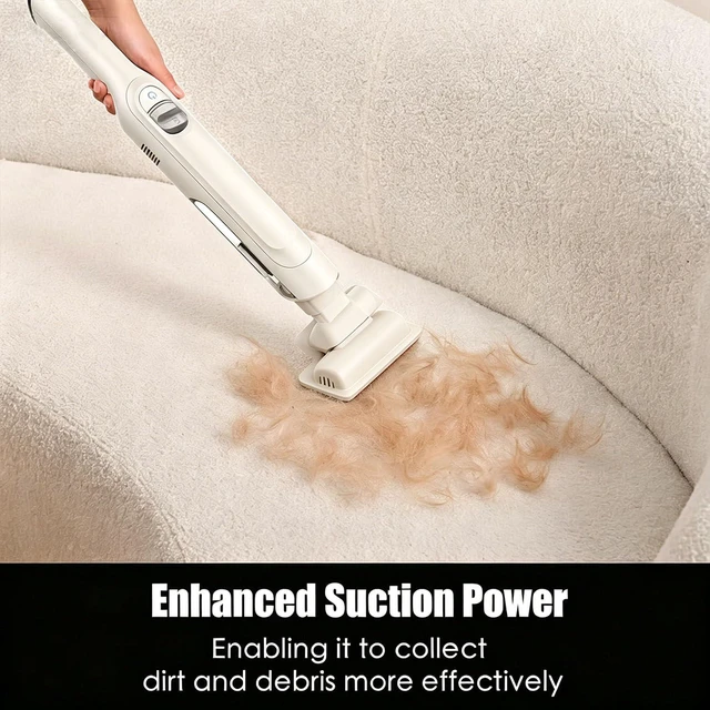 Alt view image 4 of 7 - Handheld Vacuum Cordless, Lightweight 1.4lb with Powerful Suction, Charging Dock, Single Touch Empty and Detachable Dust Cup, Portable Mini Car Vac for Home Office and Pet Hair