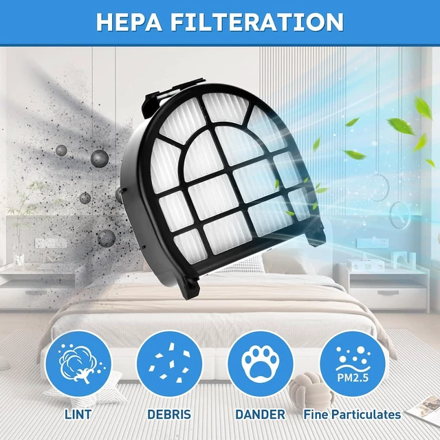 Alt view image 5 of 6 - Filter for Shark LZ602 LZ601 LZ600 LZ602C QU602 QU603 APEX DuoClean Vacuum