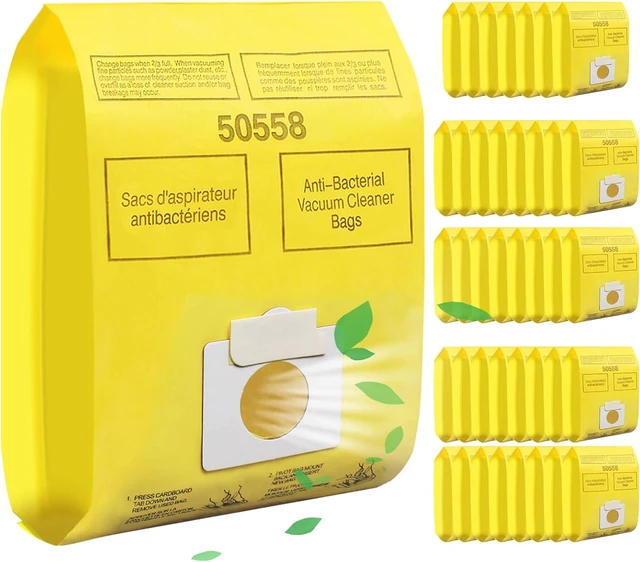 Main image of 40 Pack 50558 Type C/Q Vacuum Cleaner Bags Compatible with Kenm.ore Canister Type C/Q 5055,50557,50558 (40)