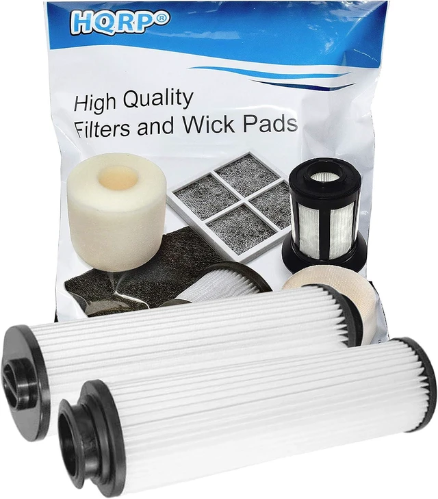 Alt view image 2 of 7 - HQRP 2-Pack HEPA Filter compatible with Hoover Windtunnel, EmPower, TurboPower 4900, 4600, Savvy TurboPOWER 7300, 7400 Bagless Combo Upright Vacuum; part 40140201, 42611049, 43611042 Replacement