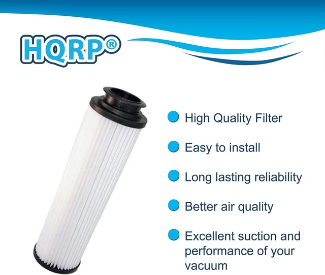 Alt view image 4 of 7 - HQRP 2-Pack HEPA Filter compatible with Hoover Windtunnel, EmPower, TurboPower 4900, 4600, Savvy TurboPOWER 7300, 7400 Bagless Combo Upright Vacuum; part 40140201, 42611049, 43611042 Replacement