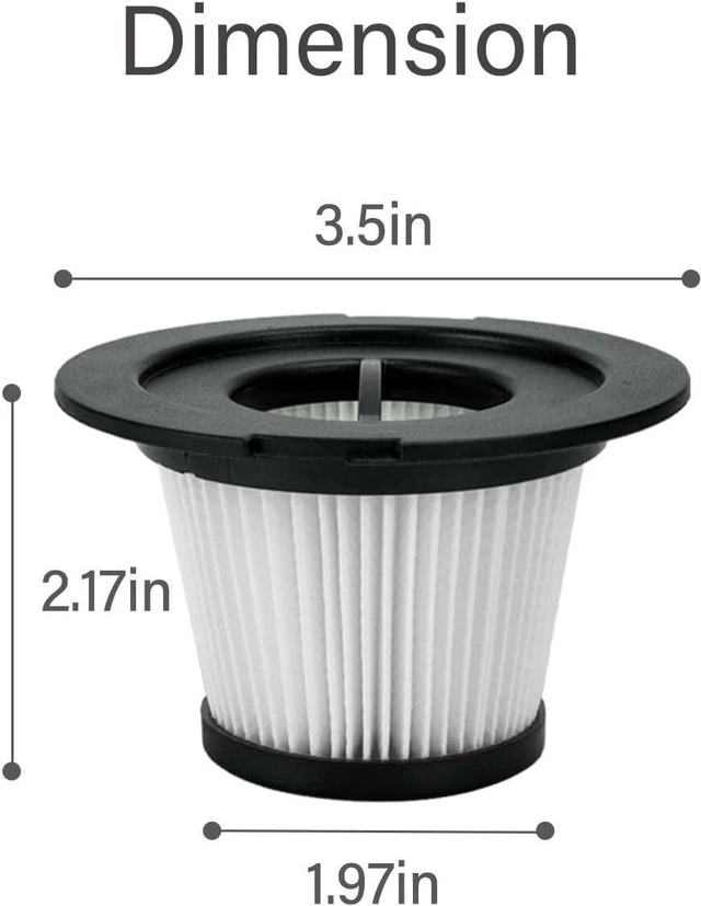 Alt view image 3 of 6 - BBT BAMBOOST Replacement Parts Fit for INSE N6S, N6, MOOSOO K17 cordless vacuum cleaner (6 Pack)