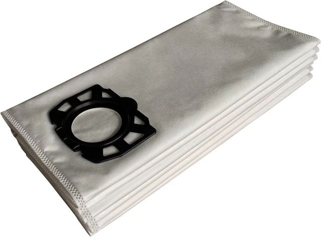 Alt view image 5 of 6 - 10pk Fleece Vacuum Bag for Karcher WD4/WD5/MV4/MV5/MV6