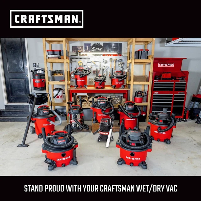 Alt view image 6 of 7 - CRAFTSMAN CMXZVBE38633 2-1/2 in. Floor Brush Wet Dry Shop Vacuum Attachment