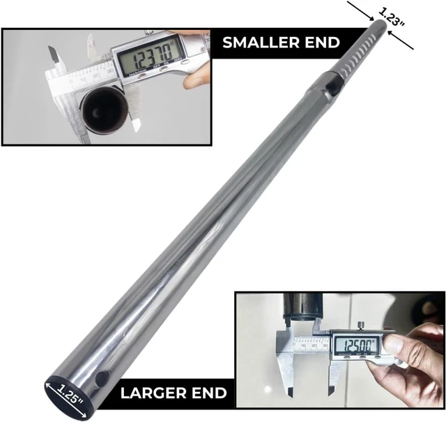 Alt view image 4 of 7 - Vacuum Floor Brush & Extension Wand for Vacuum Cleaners with 1 ¼ inch (1.25'') (32mm) Inner Diameter with Horse Hair Soft Bristles - Hardwood Floor Attachment & Vacuum Extension Tube
