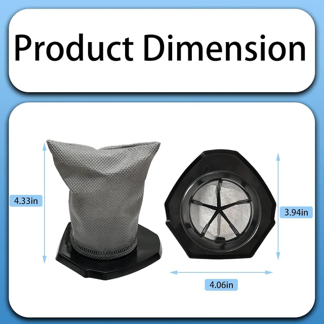 Alt view image 3 of 7 - 4 Pack F113 HEPA Filter Replacement for Dirt Devil Simplistik Plus 3-in-1 Corded Stick Vacuum SD20000RED & Simplistik 1.2 Amp Stick Vacuum SD22010, Compare to Part# AD40113